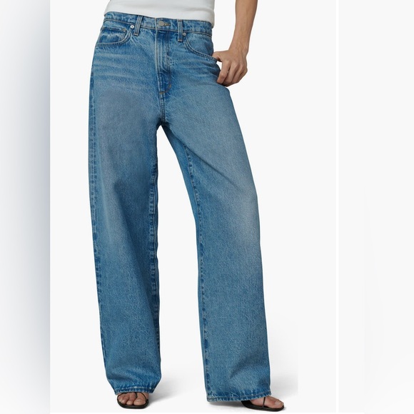 Joe's Jeans Denim - Joe's Jeans Blue Flare Wide Leg DenimThe Ryan Low Slung Baggy Jeans Size 30 -31